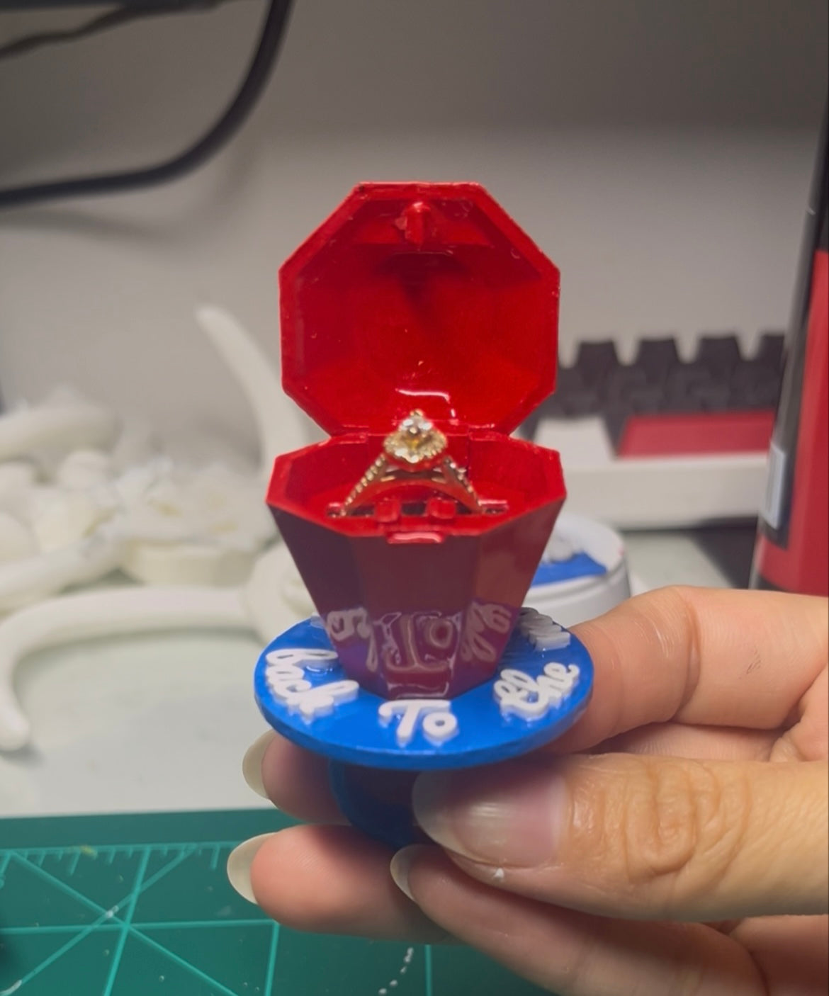 Ring Pop Engagement Ring Box – Proposal Gift