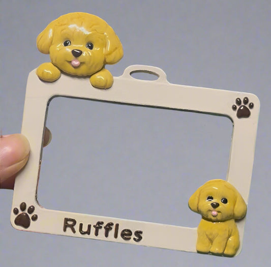 Ruffles Puppy Badge Holder – Cute Dog Design